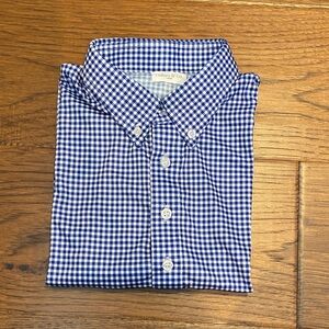 Collars & Company Navy and White Gingham Shirt